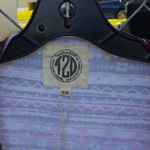 NWT light colorful kimono size 2xl - Picture 2 of 7